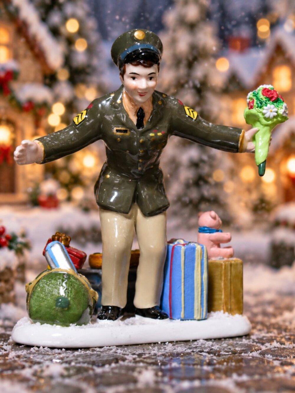 Department 56 Snow Village IM HOME # 56 55209 Figures Ceramic Vintage